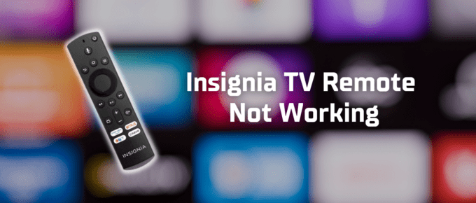 Insignia TV remote not working featured image