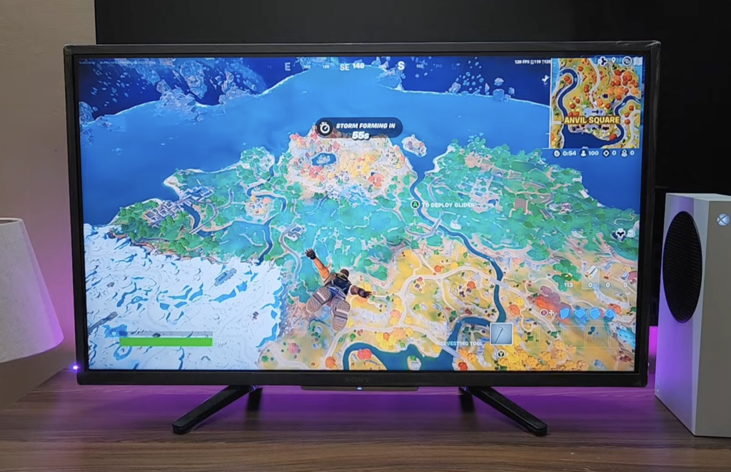 Photo of a Sony 720p TV
