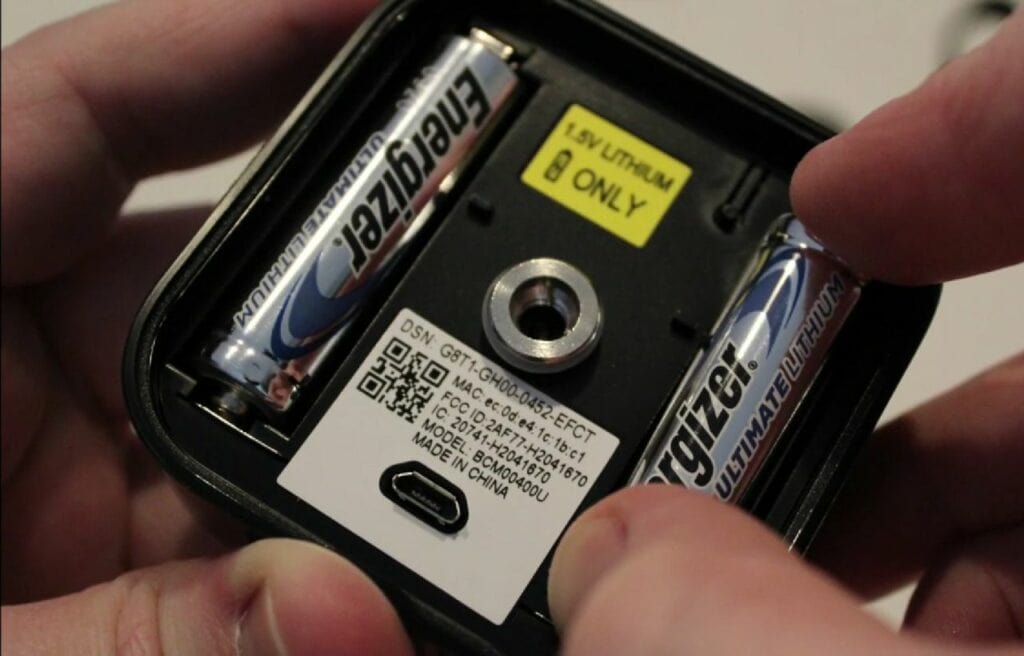 Energizer Battery on a Blink Camera