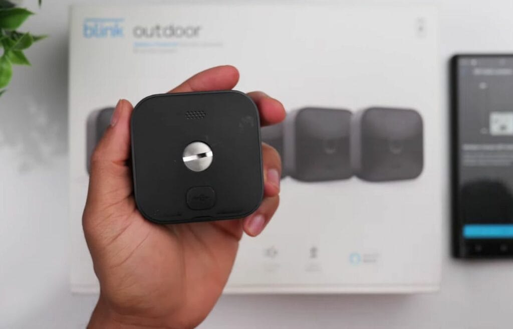Back of a Blink Camera