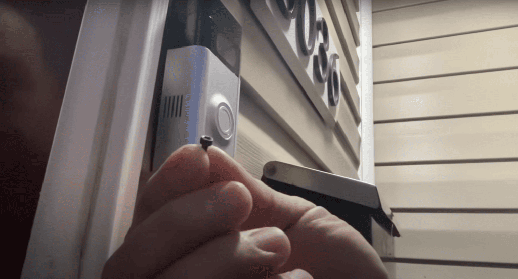 Screw got out of the Ring doorbell
