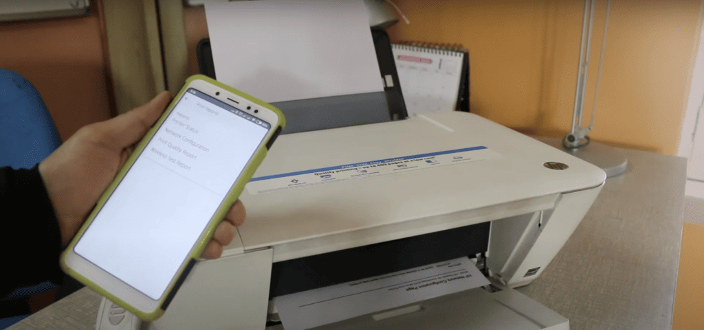 Generating Pin for the WPS HP printer using HP app