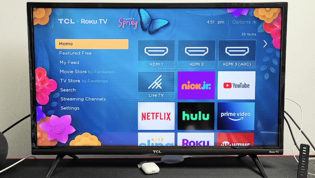 different apps on a Roku Tv